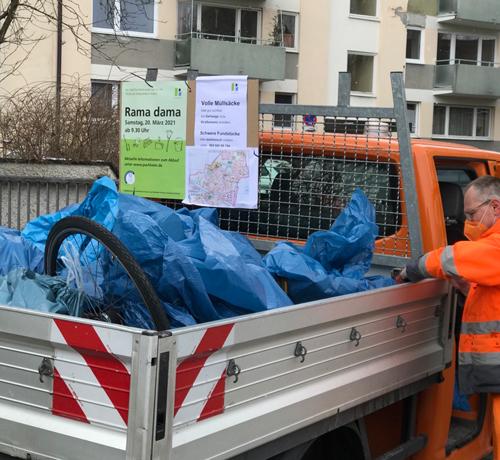 Puchheimer Rama dama mit großer Beteiligung trotz Kälte und Schnee – Die Stadtverwaltung sagt Danke!